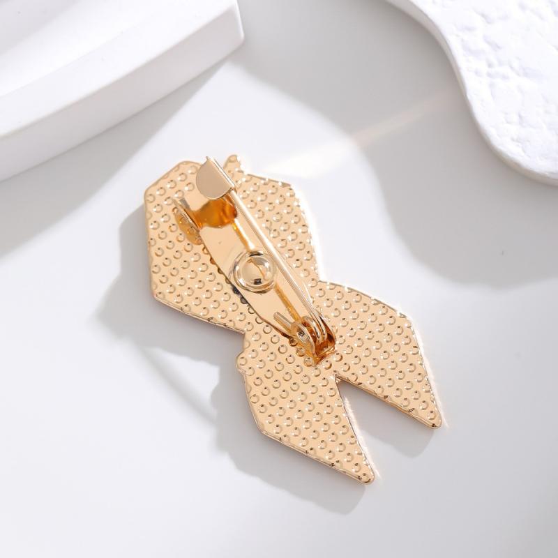 Dual-Sided Commemorative Ribbon & Wheat Sheaf Lapel Pin - Vintage Alloy Brooch with Butterfly Clasp for Formal Attire and Coats