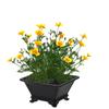 Imitation Purple Clay Flowerpots Durable Thick Bonsai Tray Pots Creative Plants Rack  Home