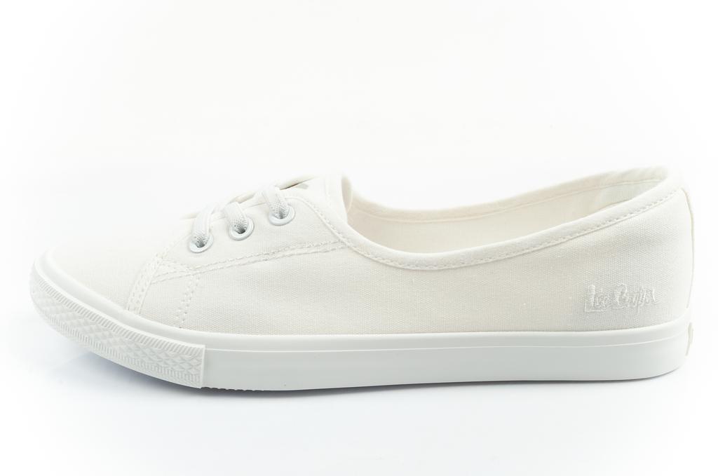 Lee Cooper Lc Flex Canvas Helt Vit Dam [LCW-26-02-4044L] storlek 39