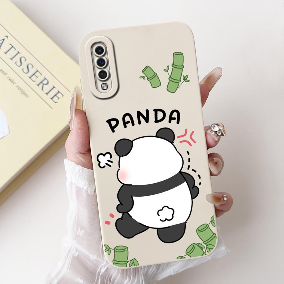 For Samsung Galaxy A50 A50S Case SM-A505F SM-A507F Full Cover Bumper Cute Panda Soft Silicone Phone Case For Samsung A30S Bumper