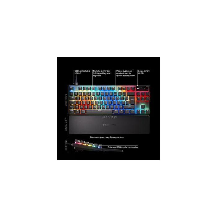 Clavier steelseries apex pro tkl gen 3 - fr