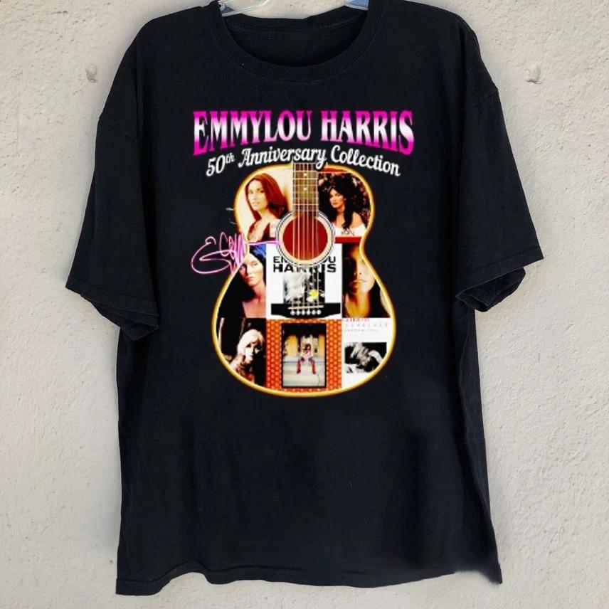 Emmylou Harris 50th Anniversary Collection Signature All Size Shirt AD673 Unisex T-Shirt XL