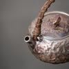 Su's Ceramic Gilded Silver Teapot with Stone Pattern