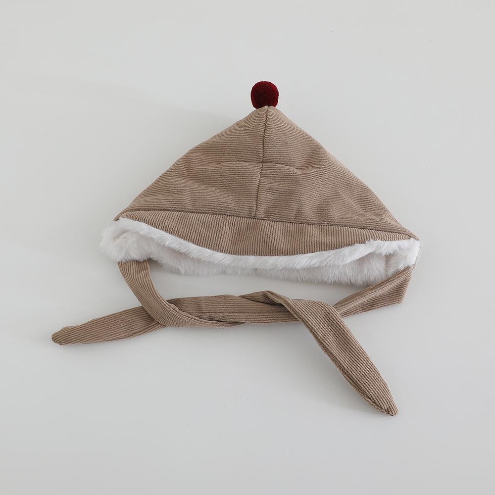 Entegre Peluş Boyunluk ve Kulak Korumalı Unisex Çocuk Kışlık Peluş Şapka