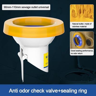 Toilet Flange Ring Closestool Universal Anti-leak Drain Pipe Floor Outlet Spill Sealing Bowl Anti-odor and Anti-backflow 1PC