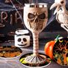 Skeleton Viking Dragon Drinking Mug Punk Skull Goblet Gothic Wine Cup  Halloween Gift