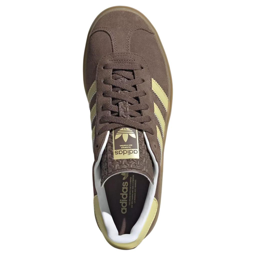 Adidas Gazelle Bold Země Stratosféra Pudrově Žlutá Dámské Tenisky Hnědá Oblačně Bílá JI2697
