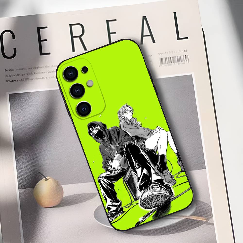 A-Aya Osawa Mitsuki Koga MitsuAya Soft Black Phone Case for Samsung S25/S24/S21/S22/S23/S30/Ultra/S20/Plus/Fe/Lite