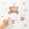 6/1Pcs Cartoon Animals Switch Stickers Creative Self-adhesive Switch Cover For Kids Room Nursery Room Decoration Home Wallpaper