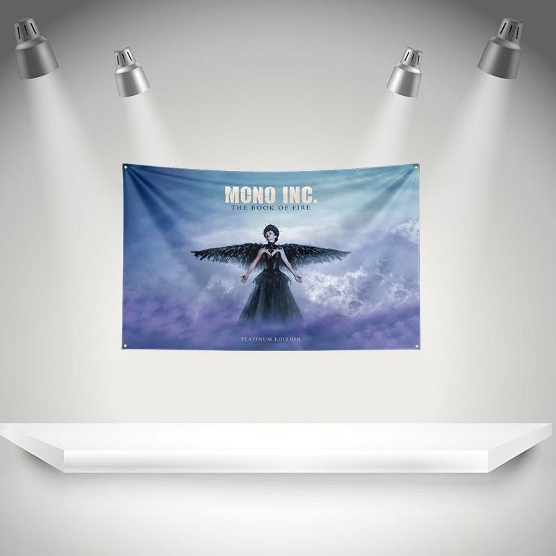M-Mono Incs Flag Rock Music Band Banner HD Printing Tapestry Exhibition, Music Band Fans, Garage Decor