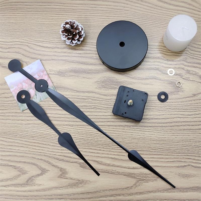Hochleistungs-Uhrwerk für große DIY-Uhren Einfache 60-Sekunden-Installation mit langen Metallzeigern