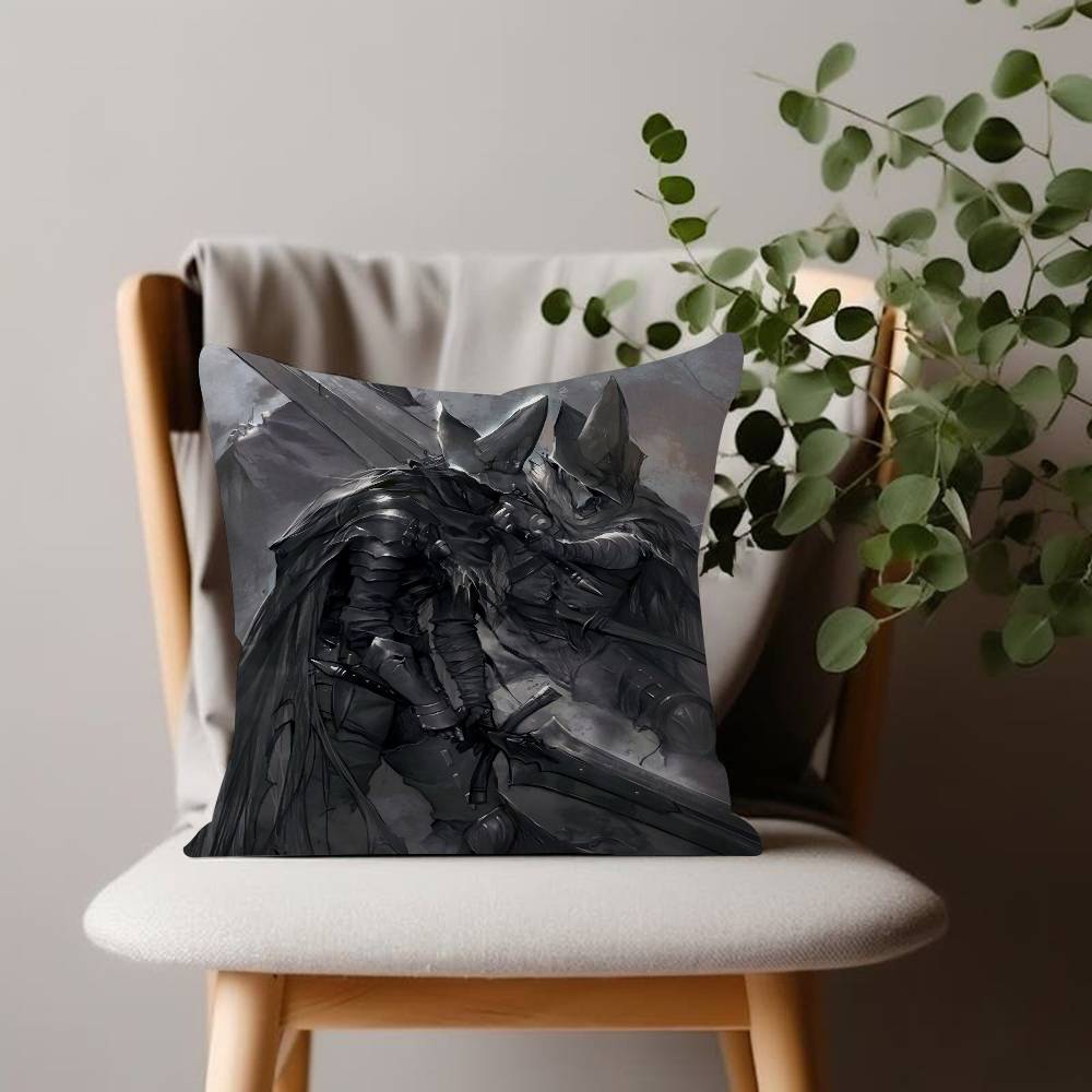 Pc DARK SOULS Adventure Game Cushion Cover Inches Farmhouse Decor Home Throw Pillow Covers for Couch Decorations