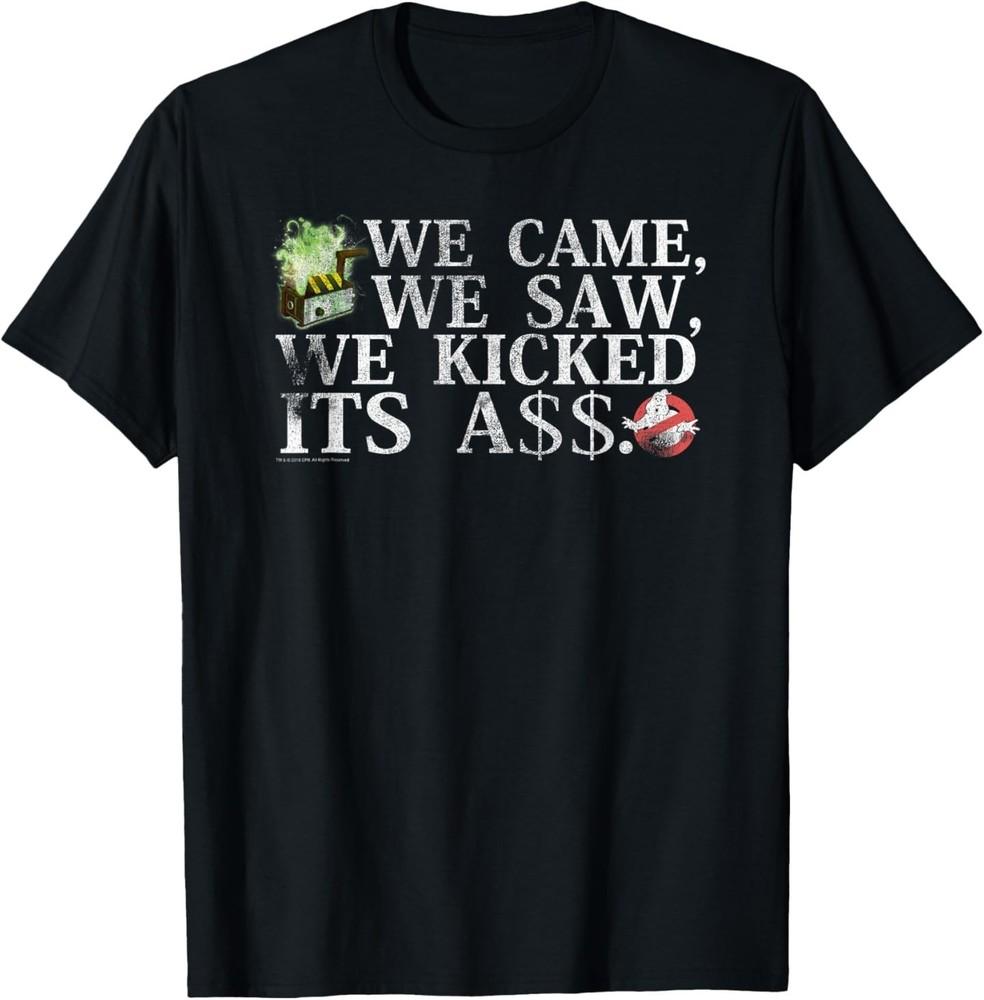 Ghostbusters We Came We Saw We Kicked Ass Funny Movie T-Shirt L