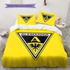 Alemannia Aachen Muster Bettwäsche, Steppdecke Set Bettbezug Kissenbezug Zuhause Geburtstagsgeschenk(1 Bettbezug + 2 Kissenbezüge, ohne Füllung)