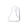 Adorable Wagging Puppy Window Sticker Strong Weatherproof Decoration Simple Installation for Vehicles Gifts