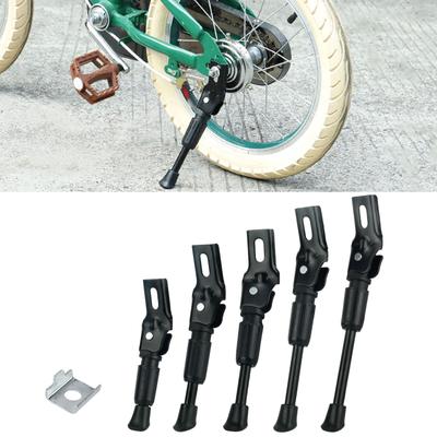 Kids Bike Kickstand 12/14/16/18/20 In Single-Side Stand Bicycles Stand Support Adjustable Childrens Bike Side Kickstand