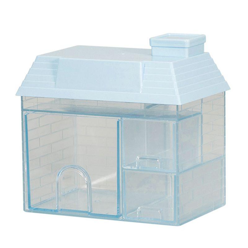 

AEE2-Multipurpose Storage Organizer Baskets For Bedroom,Living Room, Bathroom,Cartoon Plastic Storage Pen Holder синий