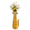 Funny Cat-shaped Vases, Vase Ornaments, Home Office Decoration, Cartoon Animals, Gifts, Multiple Options to Choose From