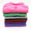 Thick Solid Color Polar Fleece Pet Dog Clothes with Leash
