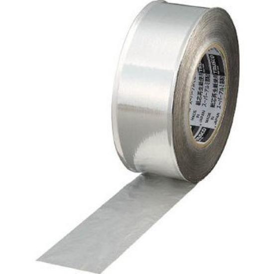 

TRUSCO Super Aluminum Foil Adhesive 75mm x Tape, 50m, Glossy, TRAT75-1