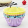 Vivi Bakie Silicone Baking Cups, Set of 24, Reusable Muffin Cups, Oven-Safe, Cupcake Molds, and Muffin Pans (Candy)