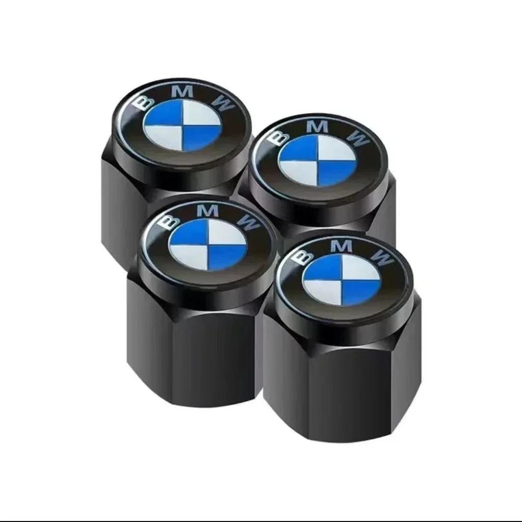 2025 Hot 4Pcs Car Wheel Tire Styling Tire Valve Air Nut Cover Car Logo Accessories For BMW E46 E52 E53 E60 E90 E91 F30 F20 F10 F