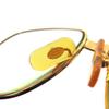 Very Good Cartier Glasses Trinity Logo Metal gold mens Used