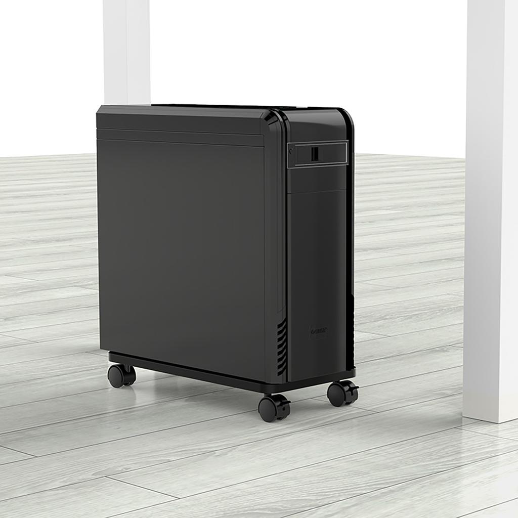 Podstawka CPB1 Półka Na Komputer Z Kółkami - Czarna