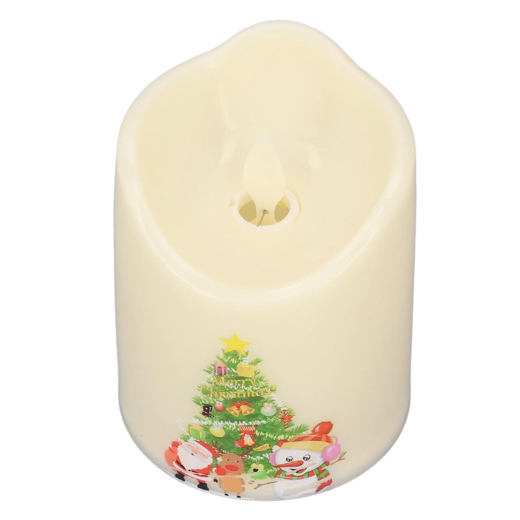 LED Candle Light Battery Powered Flameless Simulation Christmas Decoration Lamp BZ2863‑W‑2