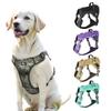 Dog Harness PU Composite Tactical Vest for Medium Large Dogs Reflective Waterproof Dog Harnesses Pet Accessoires Supplies