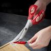 1/2PCS Stainless Steel Grill Shear Multifunctional Barbecue Food Vegetable Meat Scissor Kitchen Gadget Peferct for BBQ Camping5