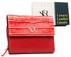 Carteira de couro feminina RV-786-SLA-4811 CROCO-VERMELHO VERMELHO
