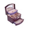 Makeup Organizer Storage Container Women 3-Layer Jewelry Box Mirror Case Box Jewelry Display/ Jewelry Organizer/Cosmetic Organiz