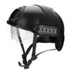 SCHNELL Leichter Schienenhelm Schutzbrillen Version MH Taktisch für CS Radfahren (Schwarz)