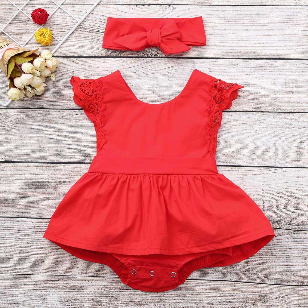 2019 Newest Kid Clothes Baby Dress Liusdh,Newborn Infant Baby Kids Girls Ruffle Lace Romper Party Wedding Dress Princess Headband Set Red,90 2019 Newest Kid Clothes Baby Dress Liusdh,Newborn Infant Baby Kids Girls Ruffle Lace Romper Party Wedding Dress Princess Headband Set Red,90