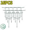 1-16PCS Plastic Plant Support Pile Frame Greenhouse Arrangement Semicircle Fixed Rod Indoor Flower Plant Vine Climbing Bracket