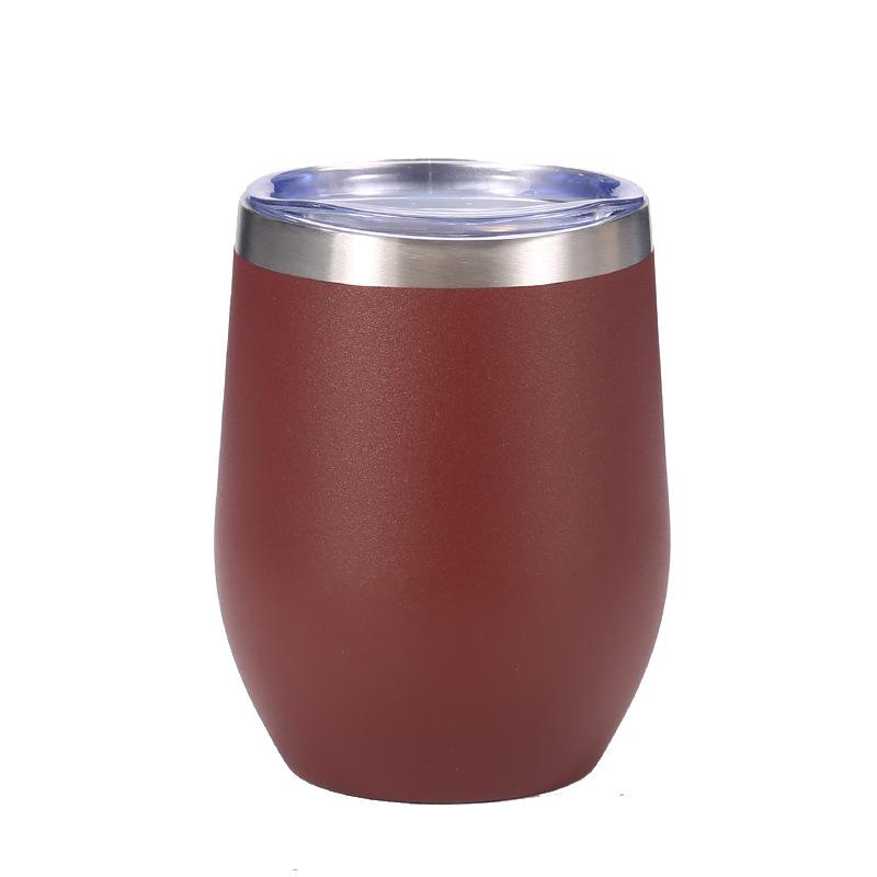 Personalised 12oz Thermos Insulated Travel Cup Stainless Steel Swig Tumbler Hot Cold Coffee Tea Wine Cups