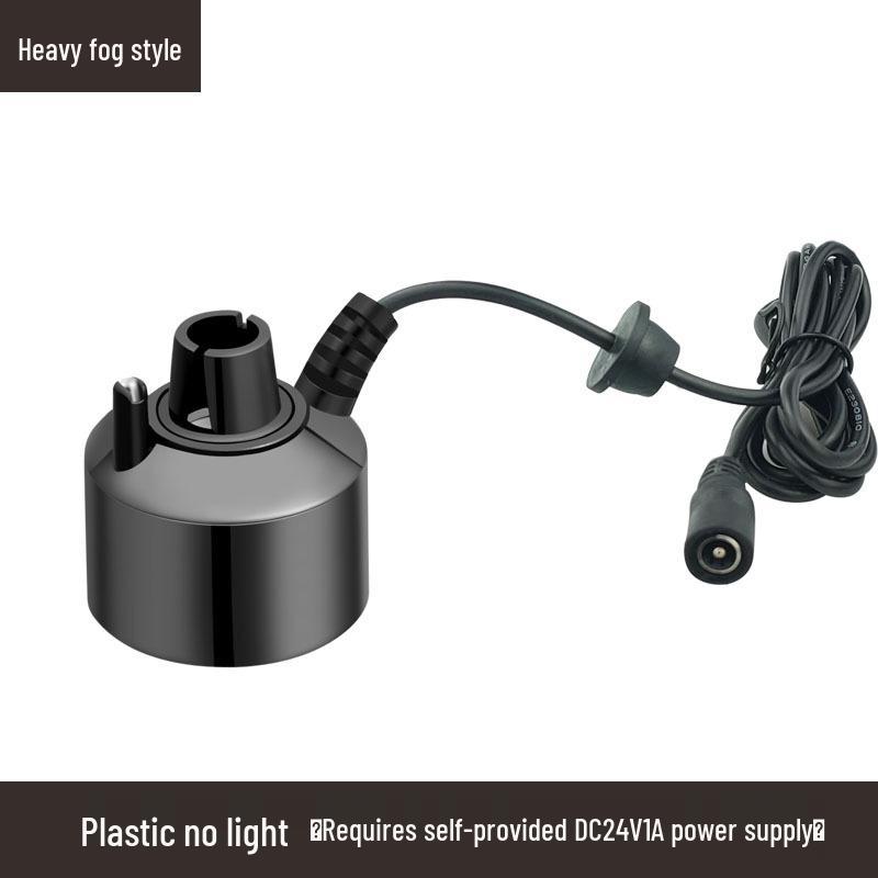 Colorful Lights 24V Fog Maker with Large Mist Output and Water Shortage Auto-Off for Aquariums and Rockeries