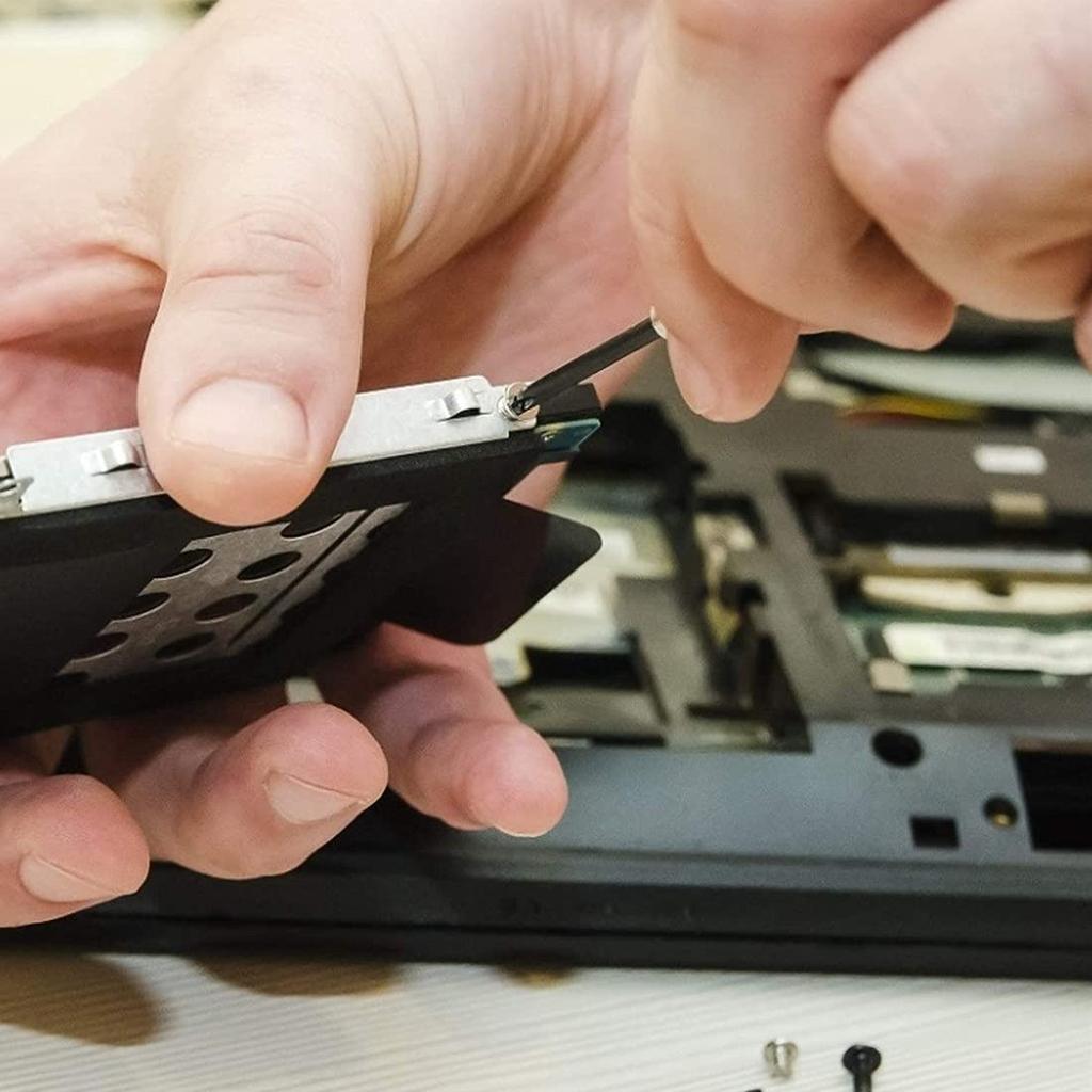 YFFSFDC PC Screw Set 355 Pieces M2 M3 Laptop Screws HDD SSD Fixing Flat Screw Set Replacement Laptop Screws Storage Case Included M2.5 M.2