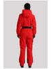 Traje de Esqui Profissional Impermeável para Mulheres com Dupla Camada - Conjunto Outdoor Espesso e Quente de Cor Sólida