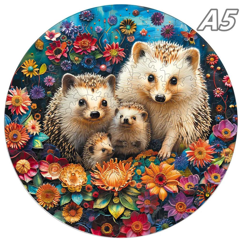 3D Ruhiger Frühlingstag Holzpuzzle Tier Spielzeug Ideal für Erwachsene Kinder Blume Geburtstagsgeschenk Holzpuzzle Montessori Spiele