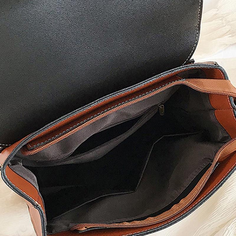IELGY preppy style PU fashion backpack for women