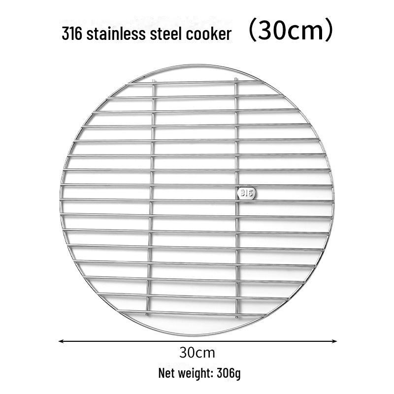 Round 316 Stainless Steel Steaming Rack for Kitchen - Ideal for Steaming Buns and Slices