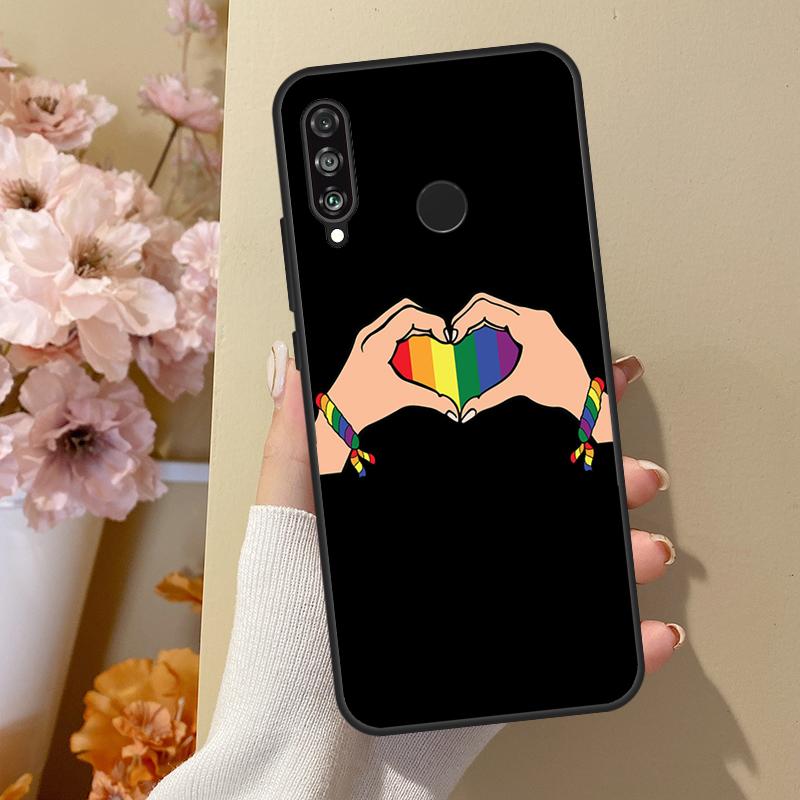 

Gay Pride LGBT Rainbow Flag For Huawei Nova 12i 8i 11i 12s 9 10 SE Y60 Y70 Y90 Y72 Y73 Y61 Y91 P60 Pro P30 P40 Lite Case Huawei Nova 3i