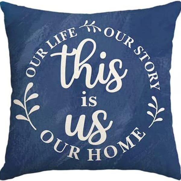 Year Daisy Flower Linen Pillow Case Home Decor Hydrangea Sofa Pillow Cushion