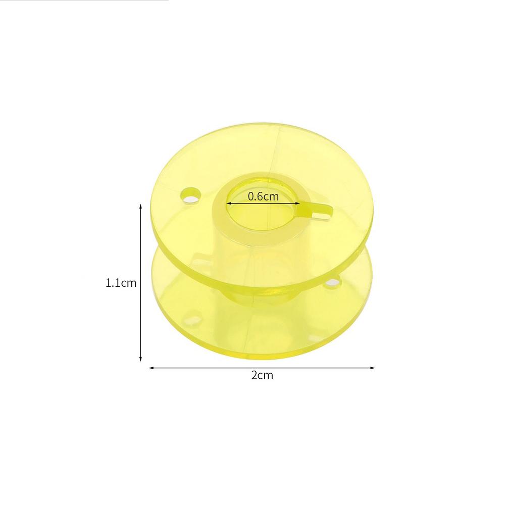 10/20Pcs Home Transparent Multi Color Sewing Machine Bobbins Spools Empty Bobbins Spools DIY Embroidery Sewing Accessories