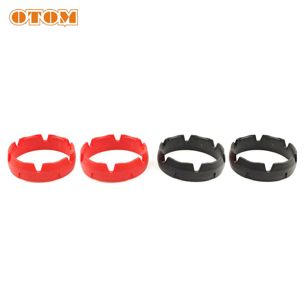 OTOM 2 Colors Motorcycle Front Shock Absorber Anti-wear Ring Fork Wear Sleeve Protection Seat Post Clamp Fixed Tube Clip For KTM