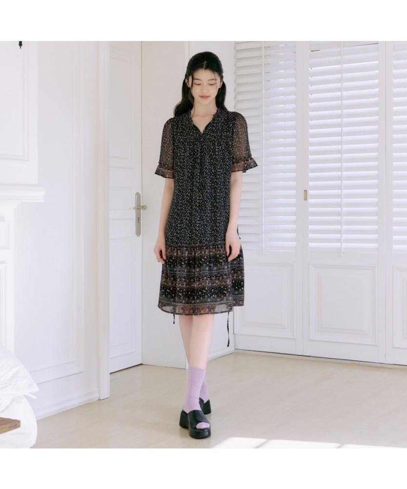 THURSDAY ISLAND Daily Small Floral Pattern Dress_T264Mop235W