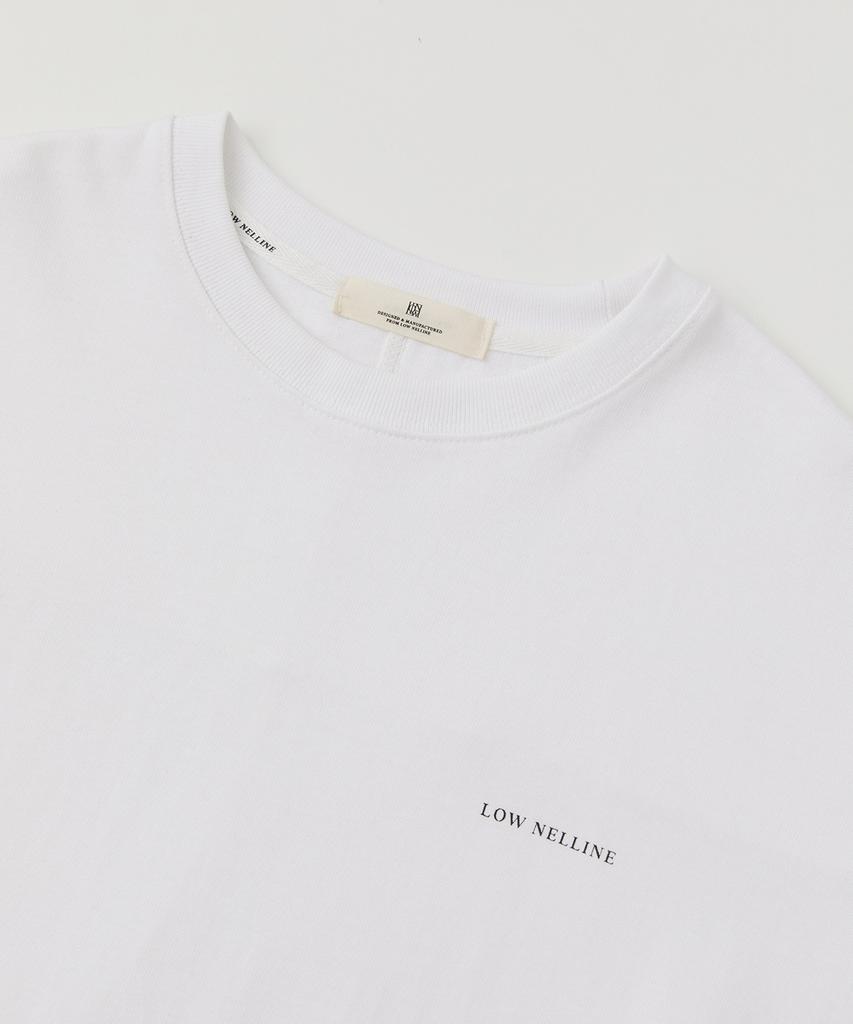 Lounellain Norton Heavy Cotton Oversized T-Shirt_White