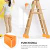 Premium Rubber Ladder Feet Covers Extra Thick Floor Saving Ladder Foot Protectors for Extension Folding Stepladders Non-Slip